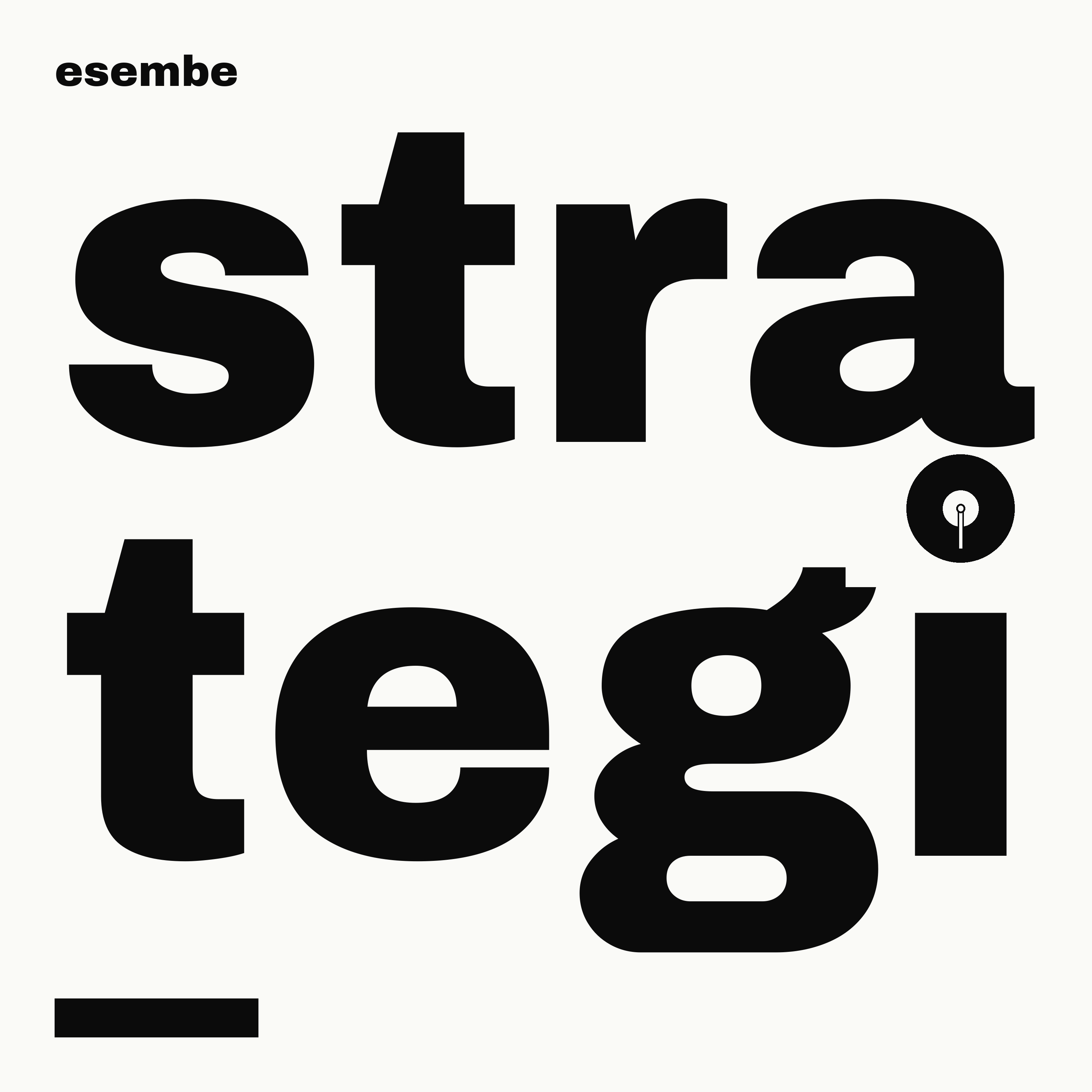 esembe, strategi (cover)